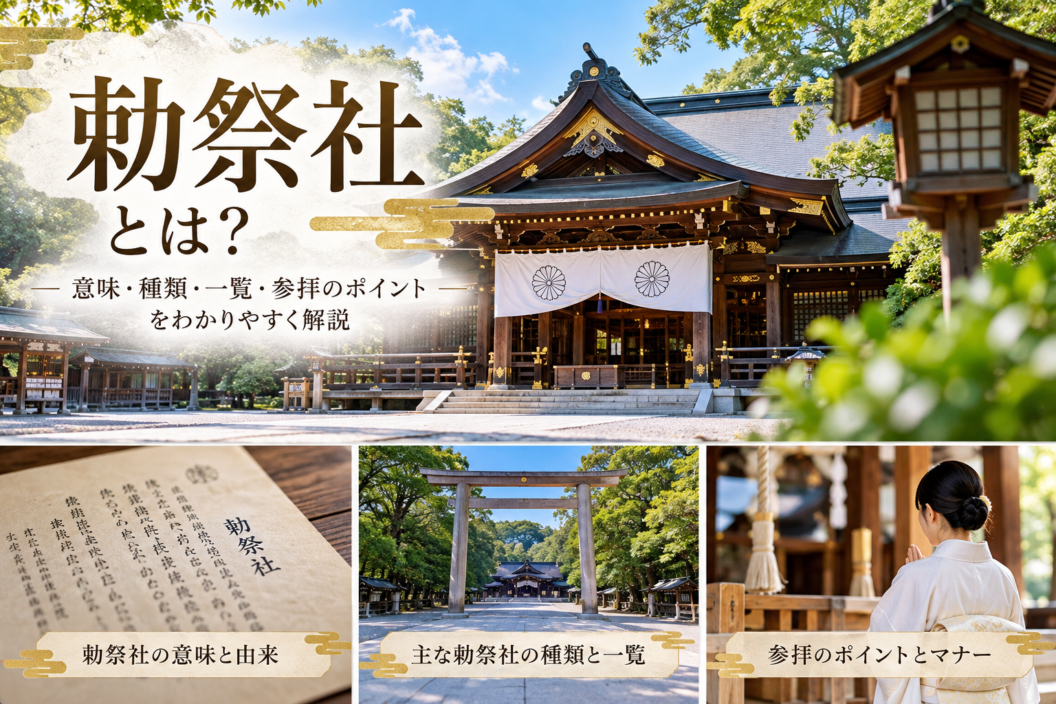 勅祭社を学ぶ